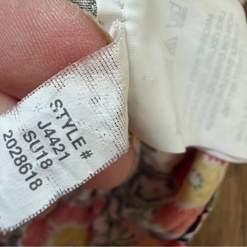 J Crew Mercantile Seventies Floral Easy Wrap Dress Size XSMALL - Picture 14 of 14